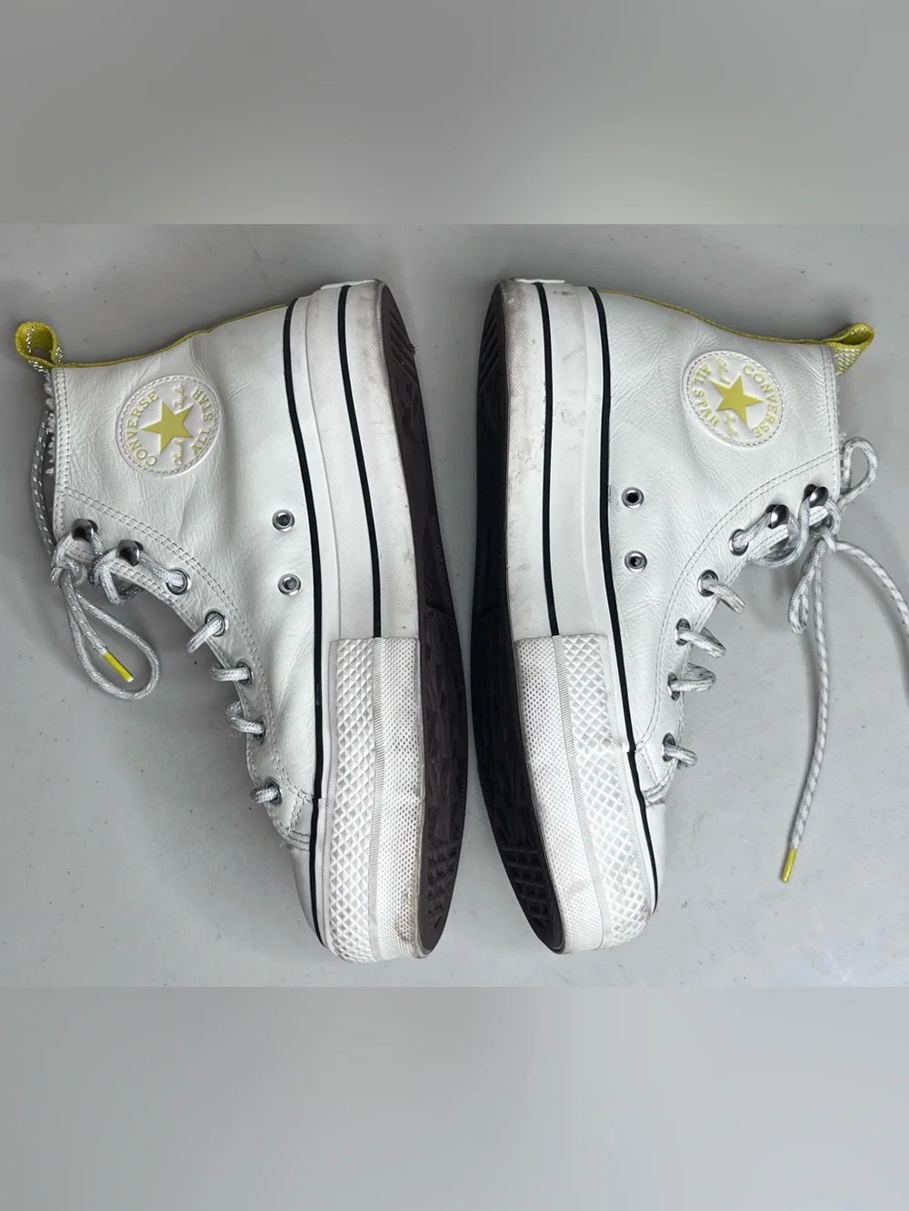 Converse Chuck Taylor All Star Lift Hi Sherpa Lined Y2K Platform Sneakers
